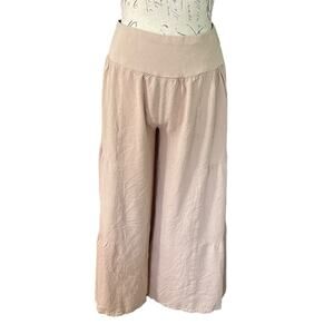 Shein Wide Leg Khaki Gaucho Pants Size Small or 4
